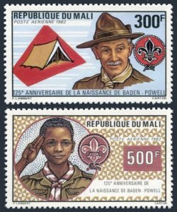 Mali C462-C463,MNH.Michel 913-914. Scouting Year 1982.Baden-Powell.