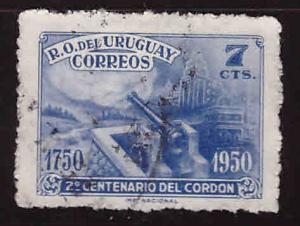 Uruguay Scott 583 Used stamp