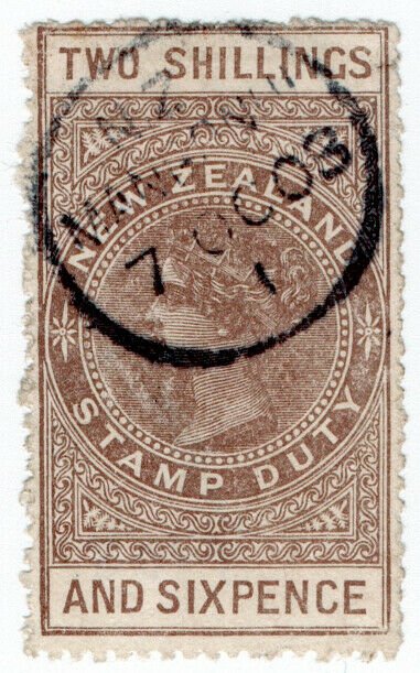 (I.B) New Zealand Revenue : Stamp Duty 2/6d (Manganui)