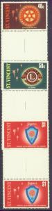 ST.VINCENT  532-34 MNH 1978 SERVICE CLUBS GUT.PRS.