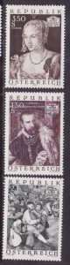 Austria-Sc#894-6- id8-unused NH set-Paintings-1971-