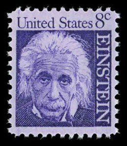 SCOTT  1285  EINSTEIN  8¢  SINGLE  MINT NEVER HINGED