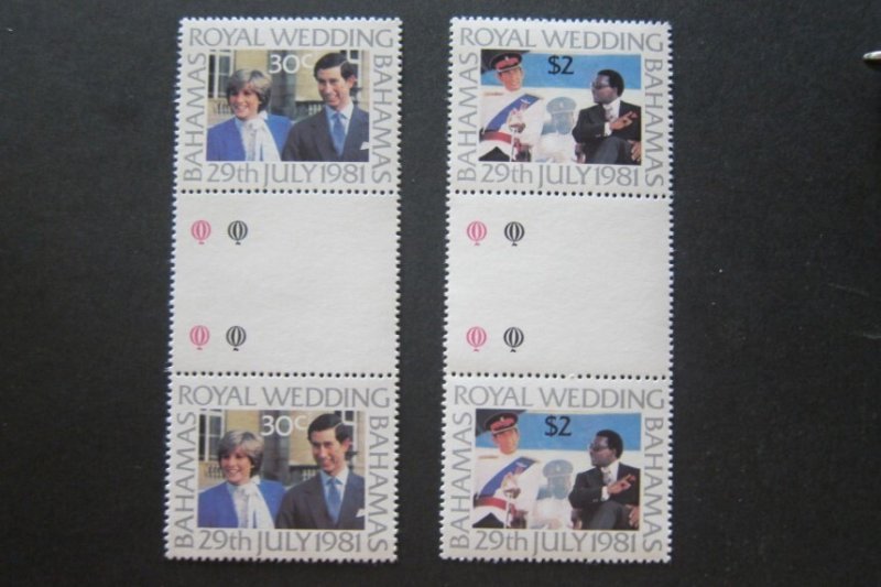 Bahamas Sc 490-491 Diana G-Pair Set MNH