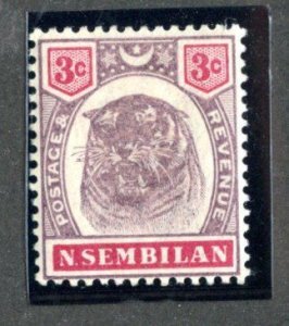 356 BCX  1895 Negri Sembilan Sc.#7 Mlh* cv $8 ( Offers welcome )