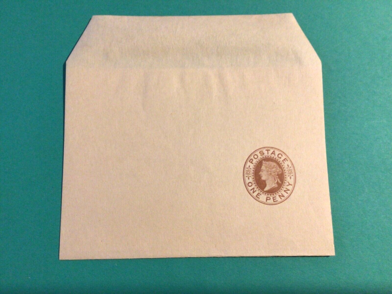 Queen Victoria one penny newspaper postal wrapper mint A10546 ...