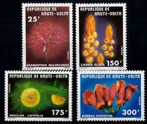 [67468] Burkina Faso Upper Volta 1977 Flora flowers Blossom Light Toned MNH