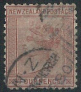 70630d -  NEW ZEALAND - STAMPS - Stanley Gibbons #  155  - Finely  USED