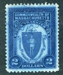 copy of SPS MA ST8a - $2 - Massachusetts Stock Transfer - dark blue (blue) - Use