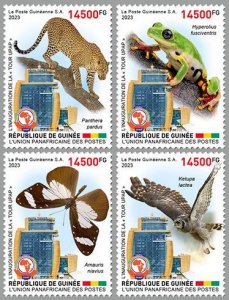 GUINEA - 2023 - Pan-African Postal Union - Perf 4v Set - Mint Never Hinged