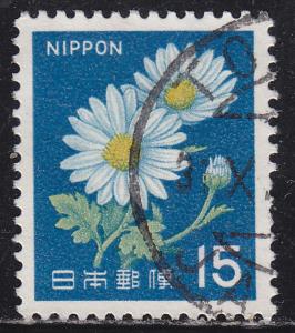 Japan 914 Used 1967 Chrysanthemums