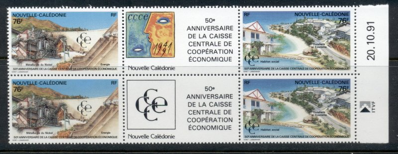 New Caledonia 1991 Central Bank of Economic Cooperation pr MUH