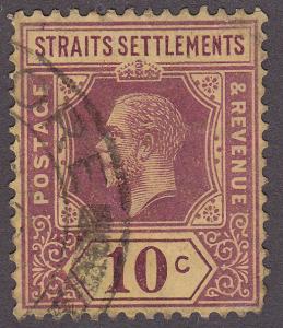 Straights Settlement 158 USED 1912 King George V