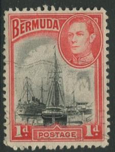 Bermuda #118a KGVI Used  Scott CV. $1.50