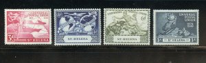  ASCENSION ISLAND, TRISTAN da CUNHA & ST. HELEN GEE VI LOT OF STAMPS MINT HINGED 