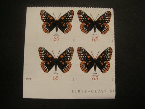 Scott 4603, 65c Baltimore Checkerspot, PB4 #V1111 LL, MNH Beauty