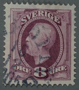 Sweden #57 Used VF/XF Place Cancel Date 18 12 1905