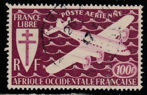 Afr. Occ. Fr.   C3     (O)     1945  France libre / Poste aérienne ($$)