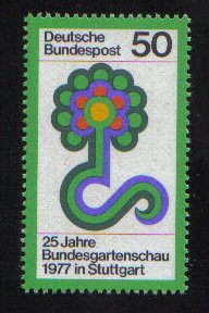 Germany  #1245  MNH   1977    Federal horticultural show