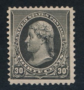 U.S. 228 MINT F-VF NH 30c BLACK