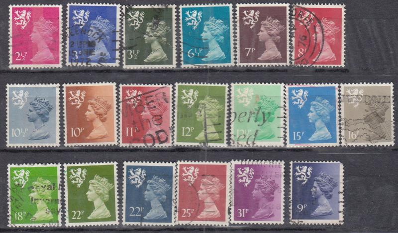 Great Britain - Machine stamps lot (1) - (727)