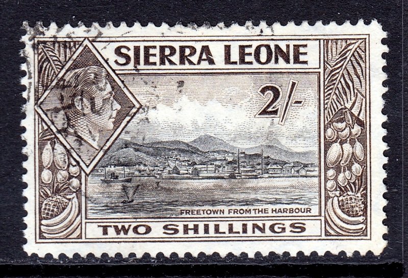 Sierra Leone - Scott #182 - Used - Minor crease UR - SCV $2.75