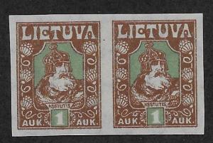 LITHUANIA SC# 105a VF/MOG 1921