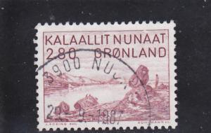 Greenland  Scott#  115  Used