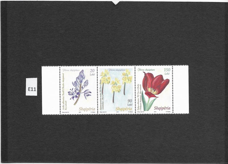 [E11] Albania 2013, Tulip, MiNr. 3431-3433, GimNr 3587-89, only 4800 sets, MNH