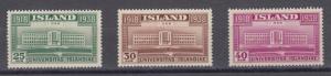 Iceland    #209-11    mnh    cat $37.50