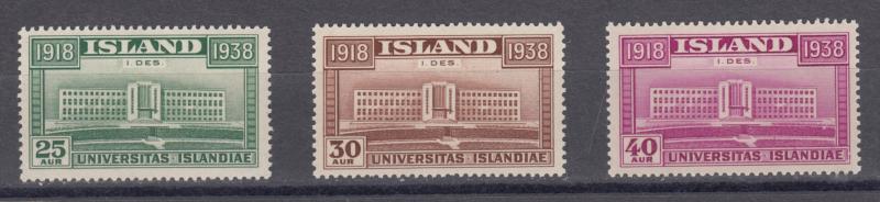 Iceland    #209-11    mnh    cat $37.50