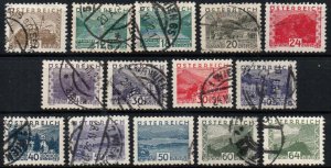 Austria Sc #340-353 Used