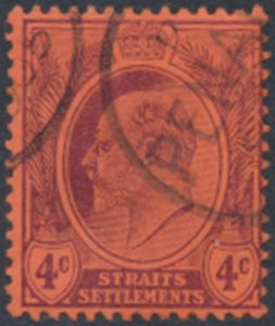 Straits Settlements    SC# 111 Used  see details & scans