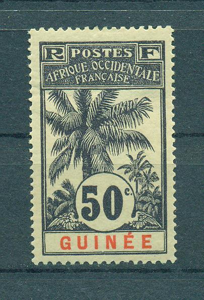 French Guinea sc# 43 mh cat value $13.00