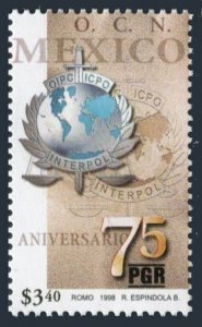 Mexico 2094,MNH.Michel 2741. Interpol,75th Ann.1998.