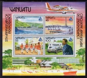 Vanuatu 400a Souvenir Sheet MNH VF