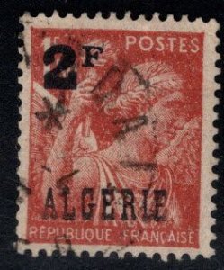 ALGERIA Scott 207 Used surcharged stamp