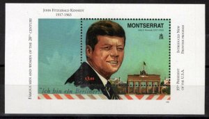 Montserrat 945 MNH John F. Kennedy JFK at Brandenburg Gate ZAYIX 0224S0280M