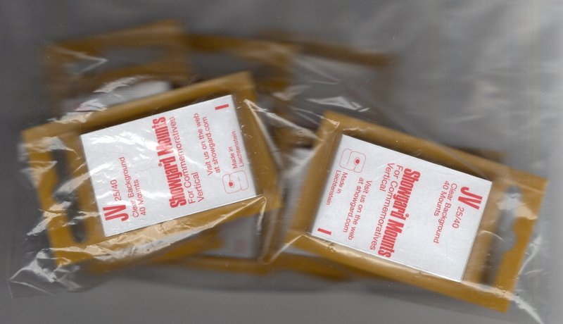 SHOWGARD STAMP MOUNT LOT