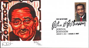 #4624 John H. Johnson Curtis FDC