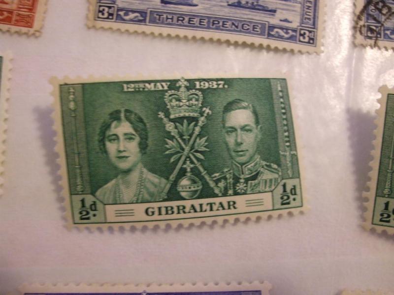 Gibraltar #104 mint HR  (reference 1/2/5/4)