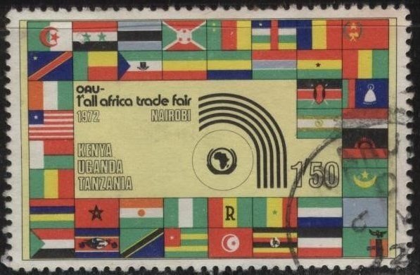 Kenya (KUT) 244 (used) 1.50sh 1st All-Africa Trade Fair (1972)