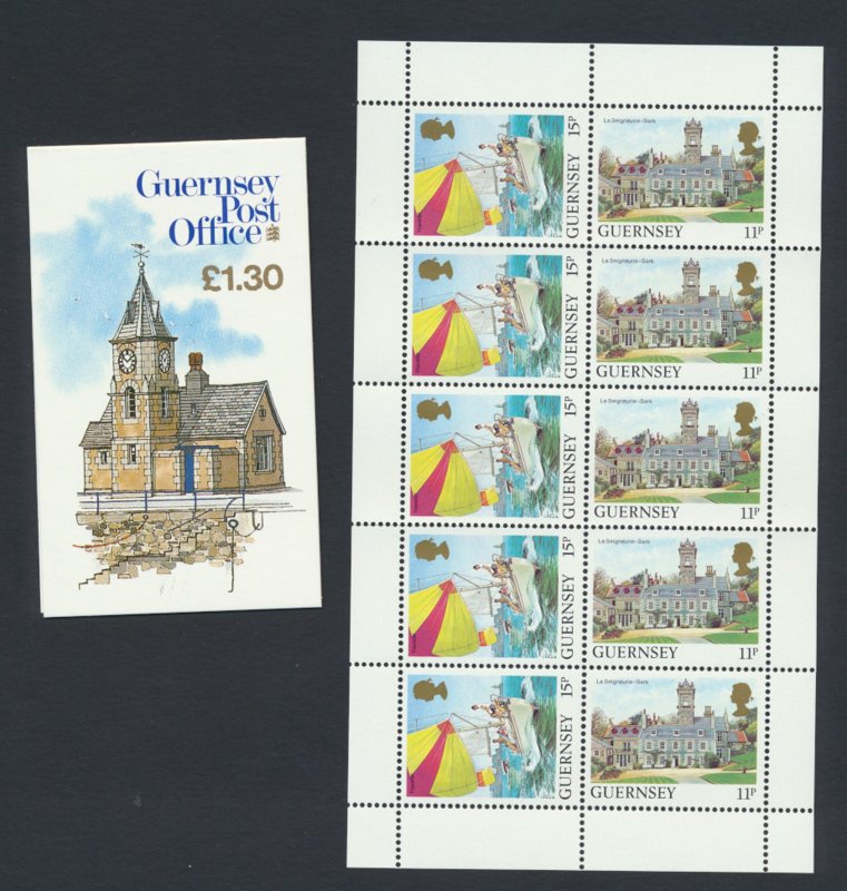 Guernsey  SG SB28  as sheet  with booklet  SC# 296b  MNH see scan / details