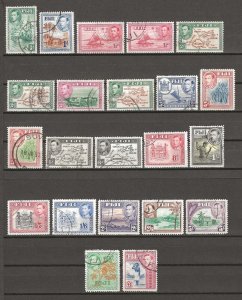 FIJI 1938/55 SG 249/66b USED Cat £140