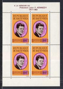 Burkina Faso C19a John F Kennedy Souvenir Sheet MNH VF