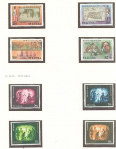 St. Lucia #448-455 Mint (NH) Single (Complete Set)