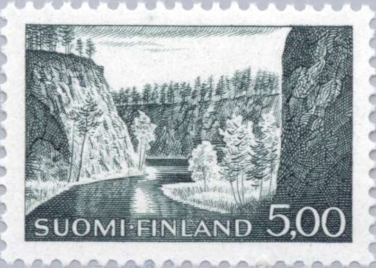 Finland 1964 MNH Stamps Scott 415 Landscapes River