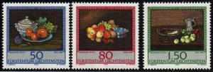 Liechtenstein # 942 - 944 MNH