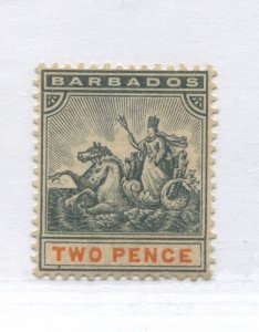 Barbados QV 1899 2d mint o.g. hinged