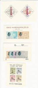 Haiti, Postage Stamp, #C202a, C210-3, C211a, C226a Mint NH, 1962-64, JFZ 