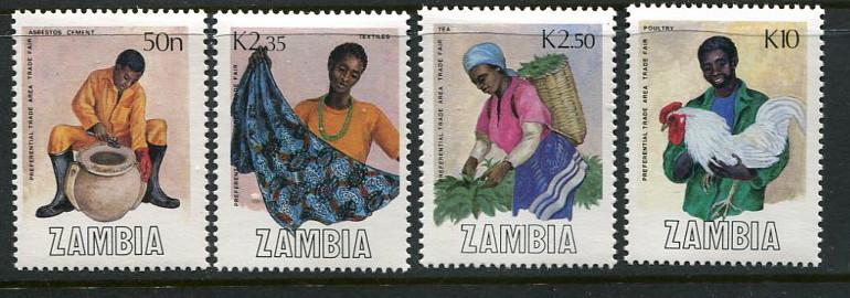 Zambia #444-7 MNH